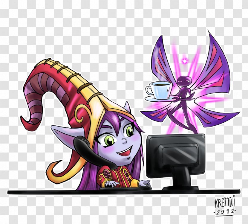 League Of Legends Drawing Riot Games Лулу Fan Art - Cartoon Transparent PNG