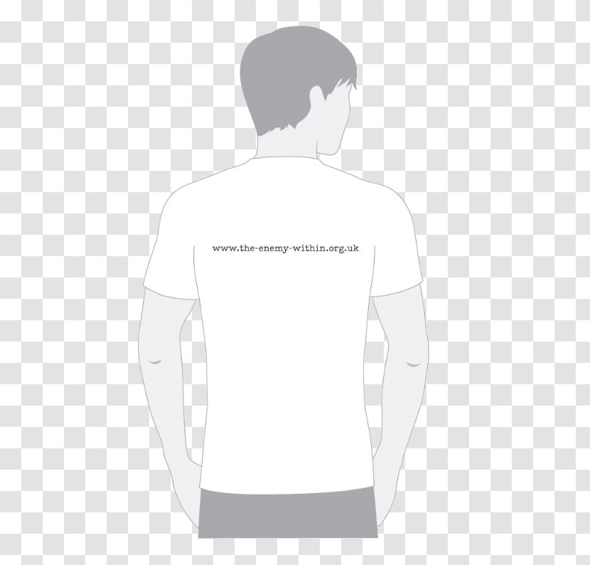 T-shirt Shoulder Sleeve Collar - Frame Transparent PNG