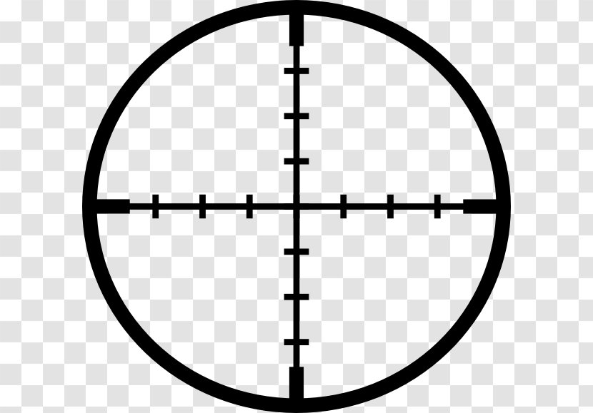 Reticle Telescopic Sight Clip Art - Flower - Cross-eye Transparent PNG