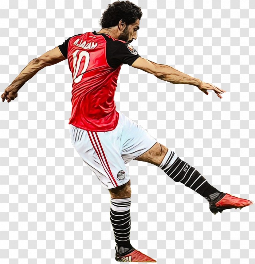 Mohamed Salah - Egypt National Football Team - Soccer Ball Transparent PNG