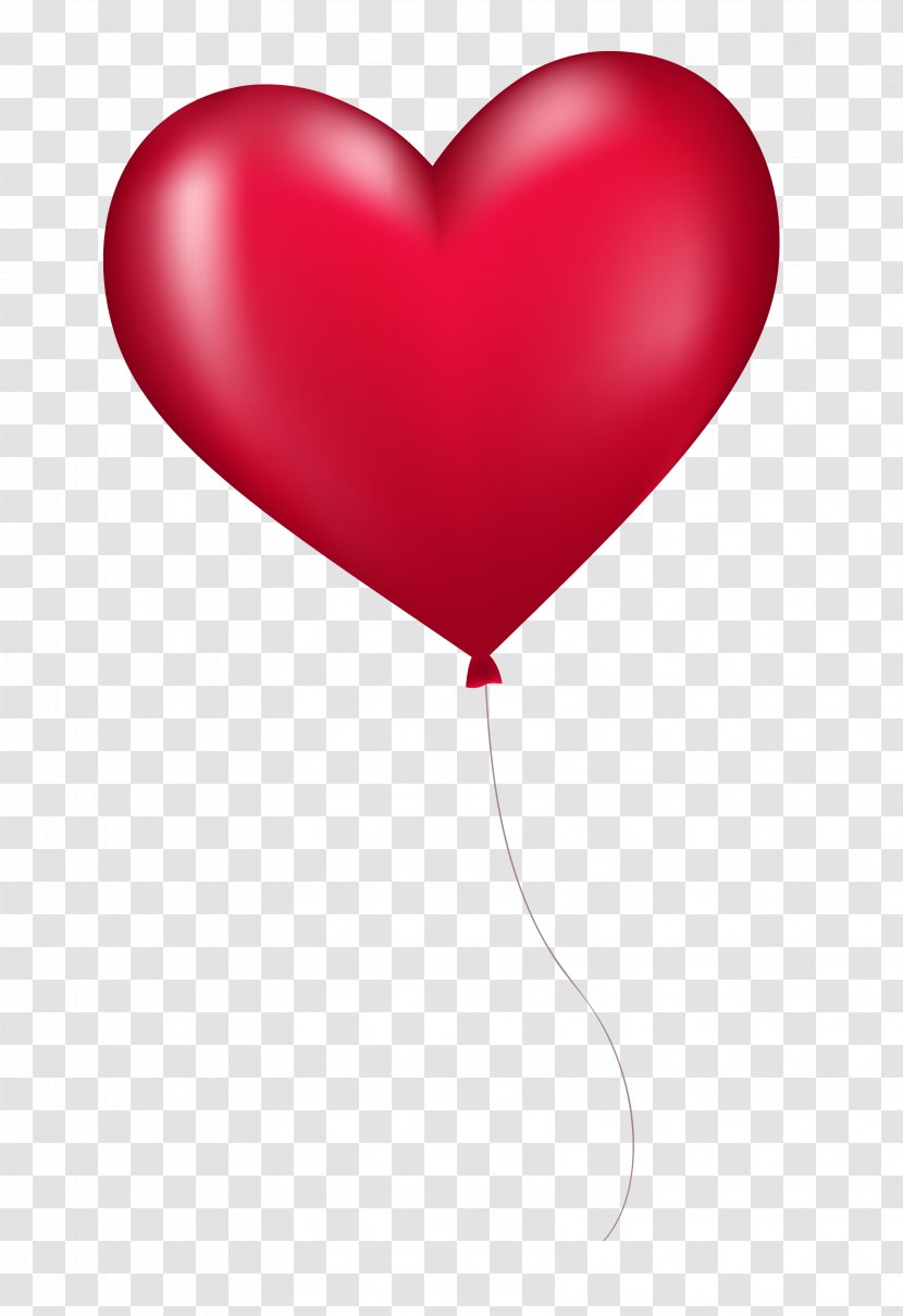 Balloon Heart - Watercolor Transparent PNG