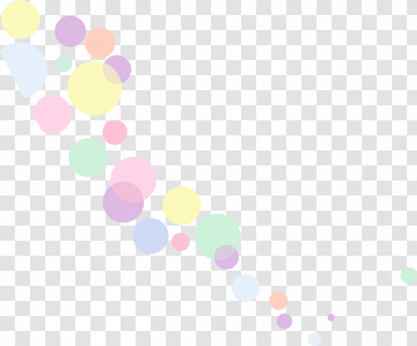 Pattern - Pink - Cartoon Colorful Circle Transparent PNG