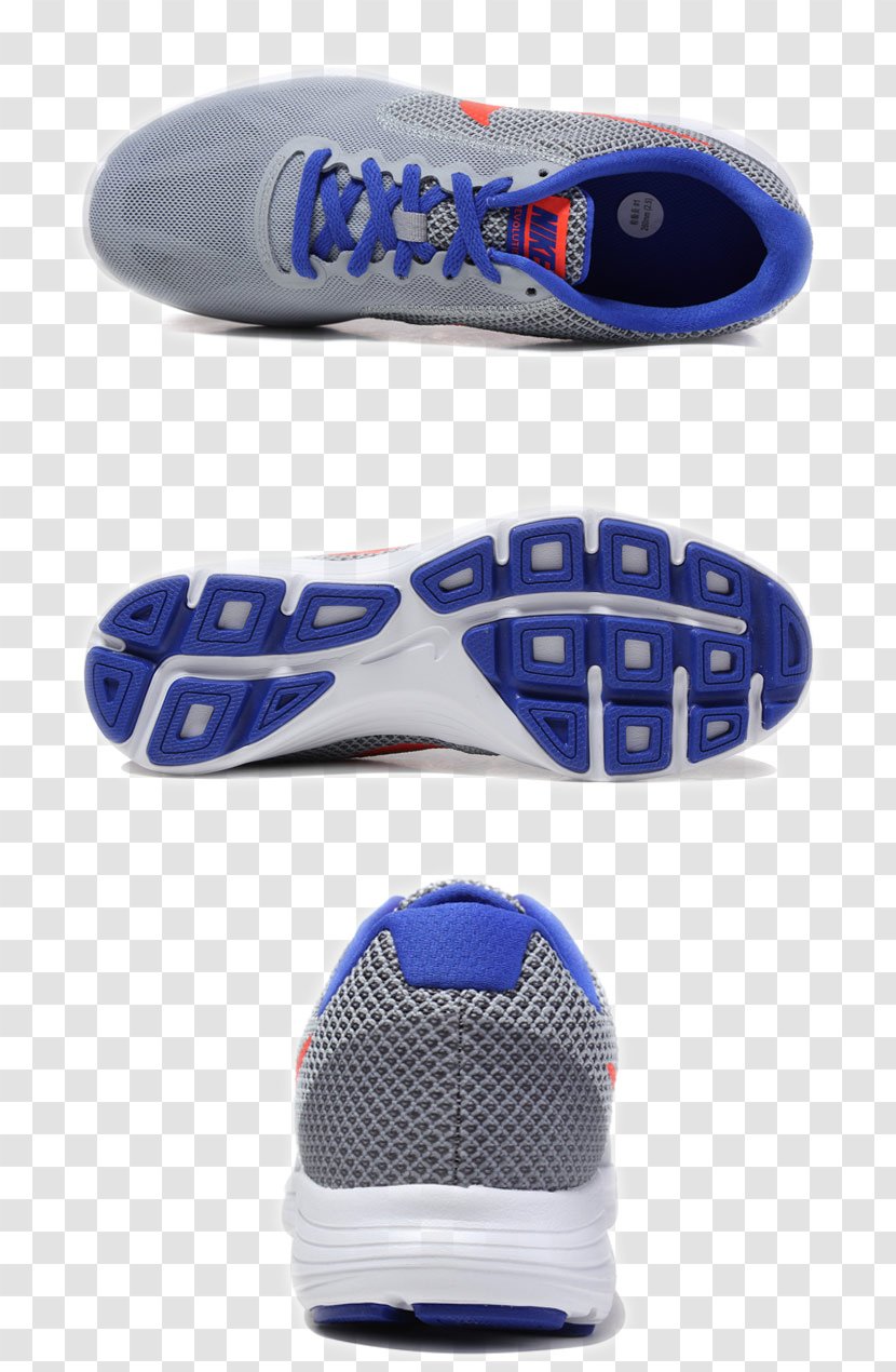 Nike Free Sneakers Shoe Running - Cobalt Blue Transparent PNG