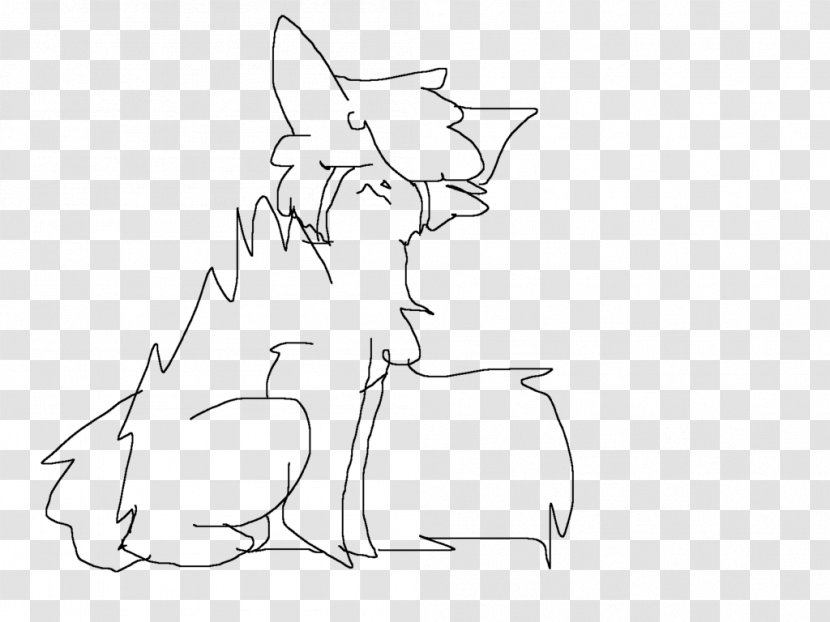 Whiskers Cat Drawing Line Art Sketch - Silhouette Transparent PNG