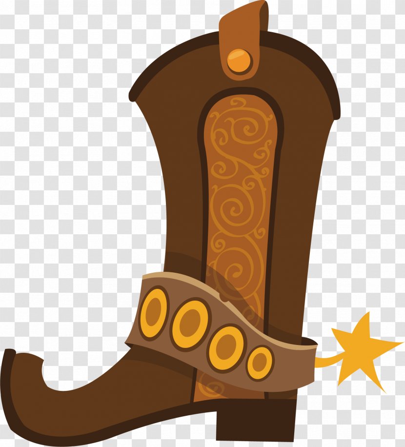 Cowboy Boot Illustration - Western - Boots Vector Transparent PNG