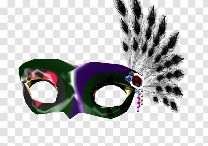Feather Goggles Mask Font Transparent PNG