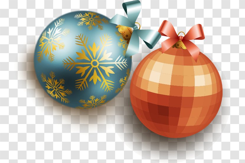 Christmas Ornament Ball Bolas - Color Bow Transparent PNG