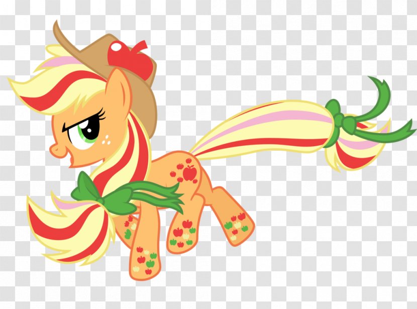 Applejack Fluttershy Rainbow Dash Pinkie Pie Pony - Fictional Character - My Little Transparent PNG
