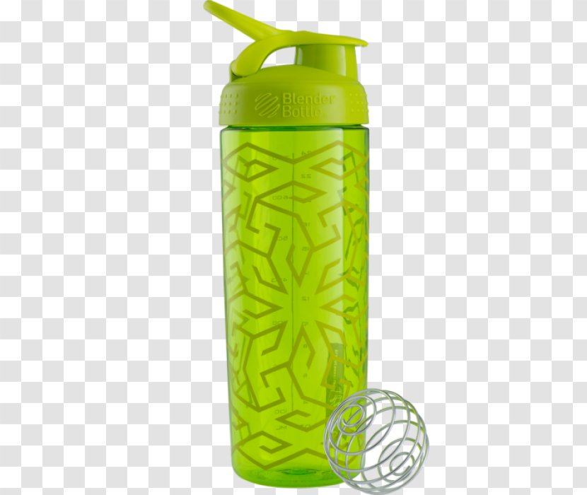 Cocktail Shaker Blender Mixer Water Bottles - Green - Bottle Transparent PNG