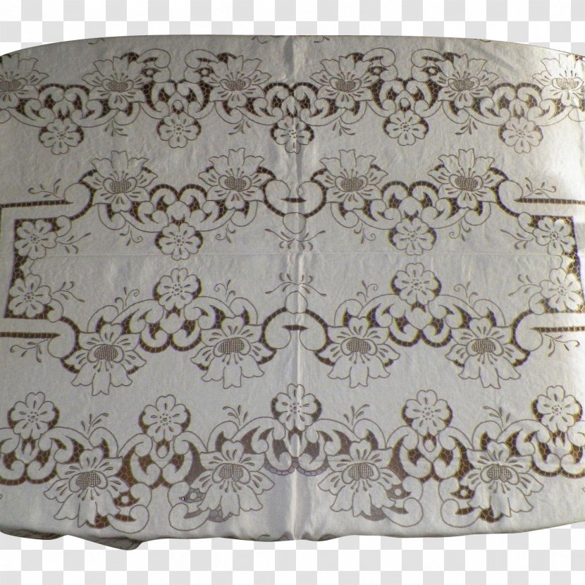 Lace Brown - Tablecloth Transparent PNG