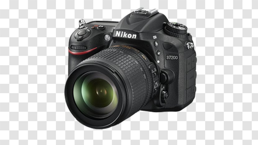 Nikon D7100 D7200 D7000 Digital SLR DX Format - Camera Transparent PNG