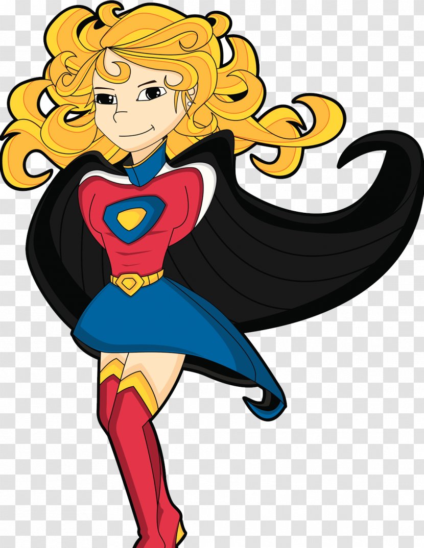 Clark Kent Superwoman Superhero Illustration - Frame - Comic Female Superman Transparent PNG