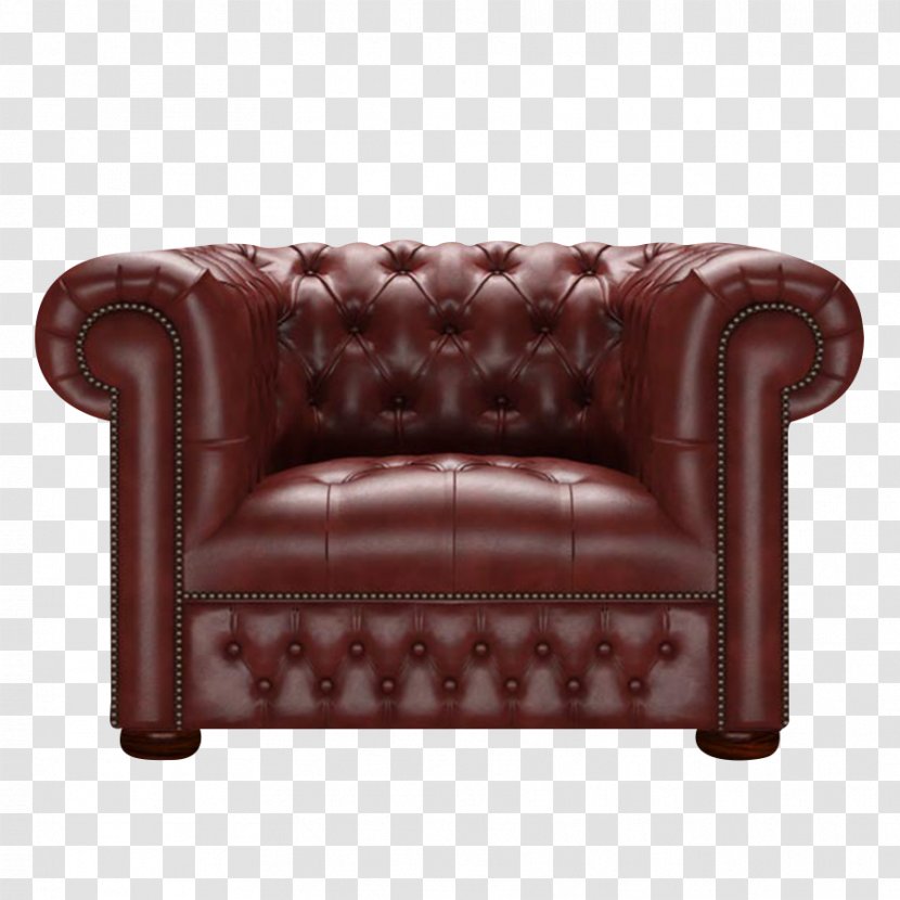 Club Chair Loveseat Leather Couch Transparent PNG