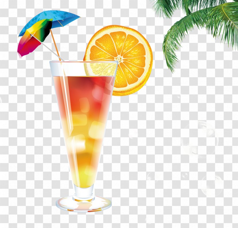 Cocktail Juice Mojito Screwdriver Tequila Sunrise - Food - Glass Of Lemonade Transparent PNG