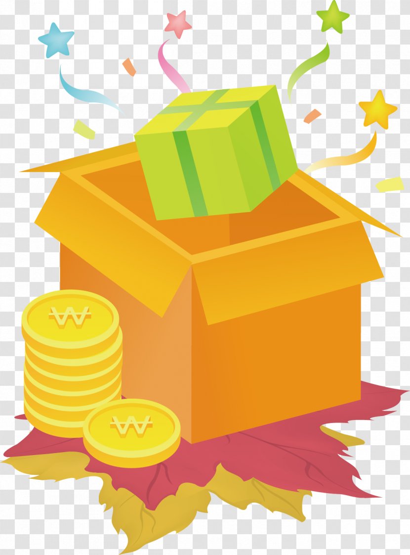 Paper Box Icon - Autumn Life Transparent PNG