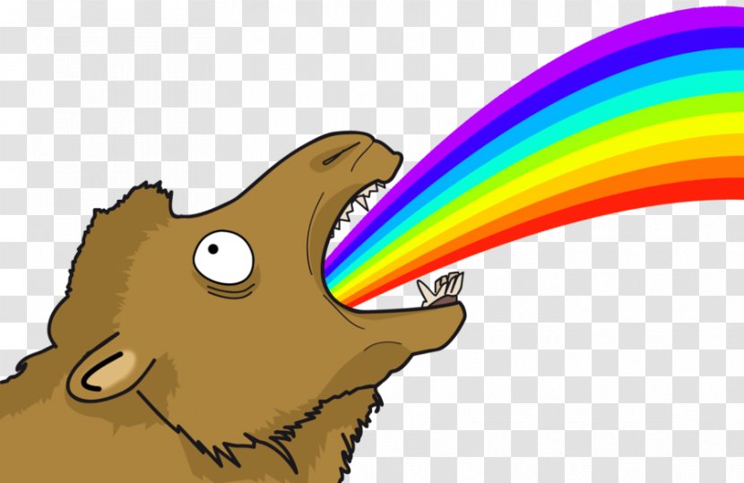 Vomiting Rainbow Child Clip Art - Cartoon Transparent PNG