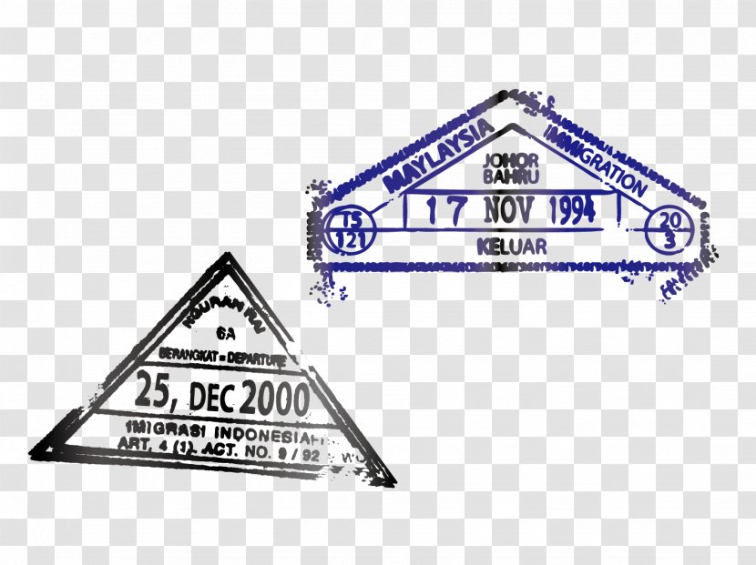 Rubber Stamp Postmark Postage Seal - Logo - Vector Triangle Transparent PNG