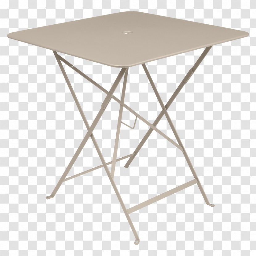 Fermob Bistro Folding Table Tables Chair - Patio - Metal Cafe Square Transparent PNG