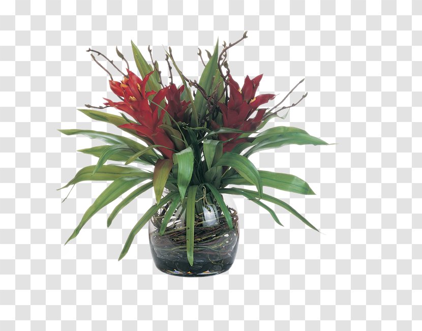 Floral Design Glass Artificial Flower Decorative Arts - Vase - Red Art Transparent PNG