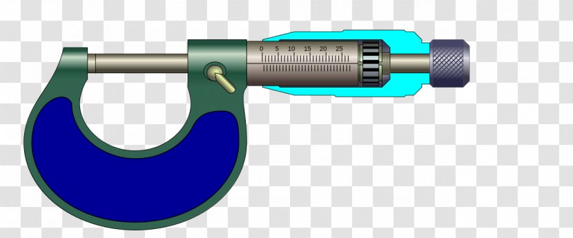 Micrometer Measurement Measuring Instrument Tool - Encyclopedia - Micrófono Transparent PNG