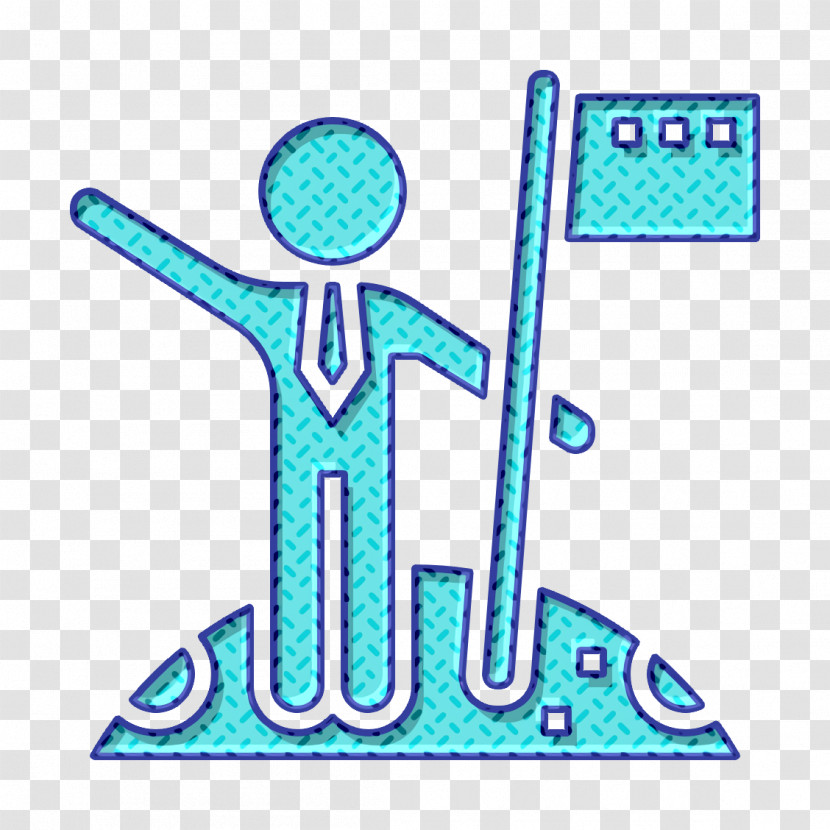 Business Motivation Icon Moon Icon Mission Accomplished Icon Transparent PNG
