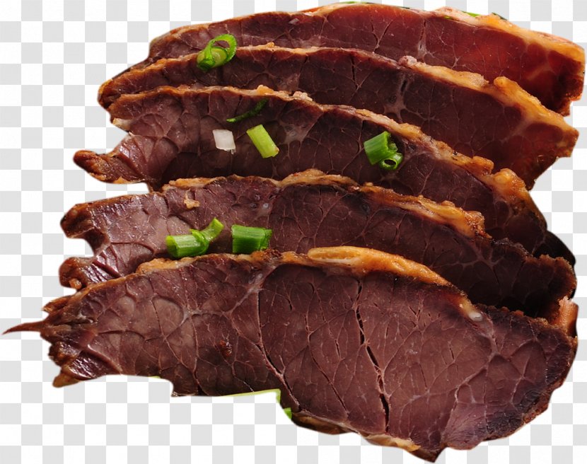 Flat Iron Steak Roast Beef Venison Pastrami - Delicious Jerky Taobao Promotions Transparent PNG