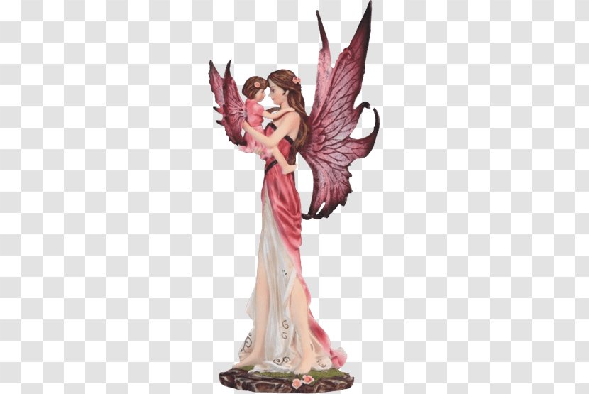 Fairy Godmother Figurine Statue Elf - Long Hair Fluttering Transparent PNG