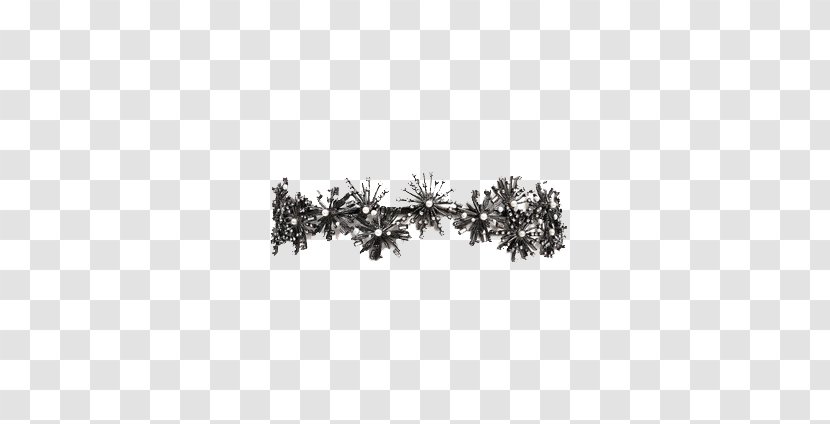 Black And White Pattern - Cartoon - Lace Hair Band Transparent PNG