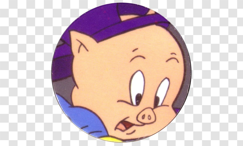 Porky Pig Milk Caps Sylvester Tweety - Frame Transparent PNG