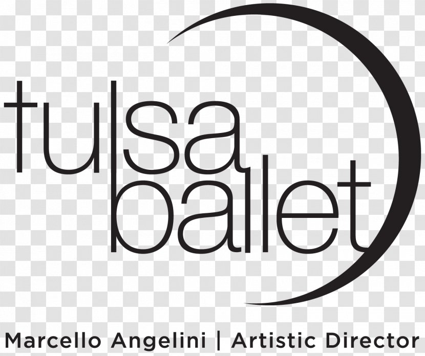 Tulsa Ballet Theater, Inc. Logo Brand Design Clip Art - Monochrome - Modern Resume Transparent PNG