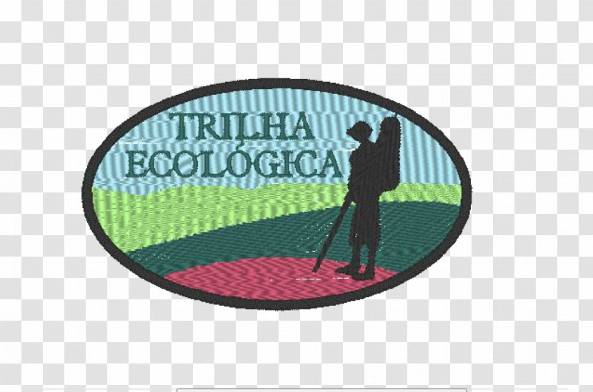 Embroidery Green Ecology Thermal Adhesive Logo - Trilha Transparent PNG