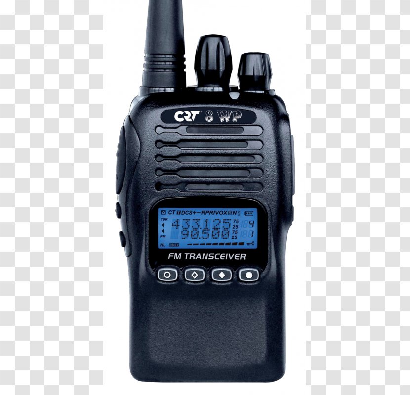 Marine VHF Radio PMR446 Walkie-talkie Two-way Citizens Band - Yaesu Transparent PNG