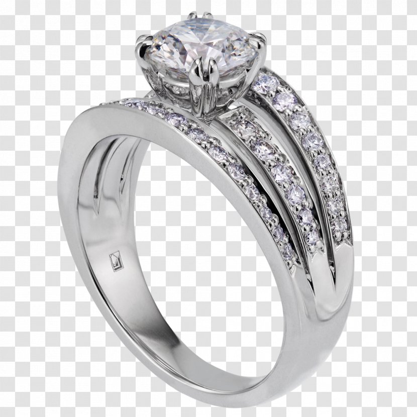Wedding Ring Engagement - Platinum - Luxury Transparent PNG