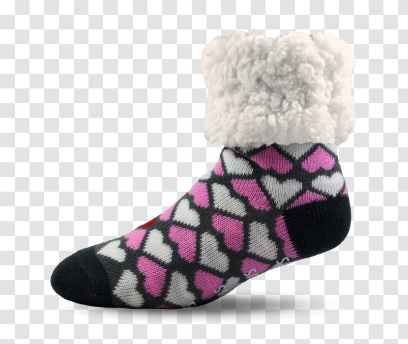 Slipper Sock Shoe Flip-flops - Flower - Boot Transparent PNG