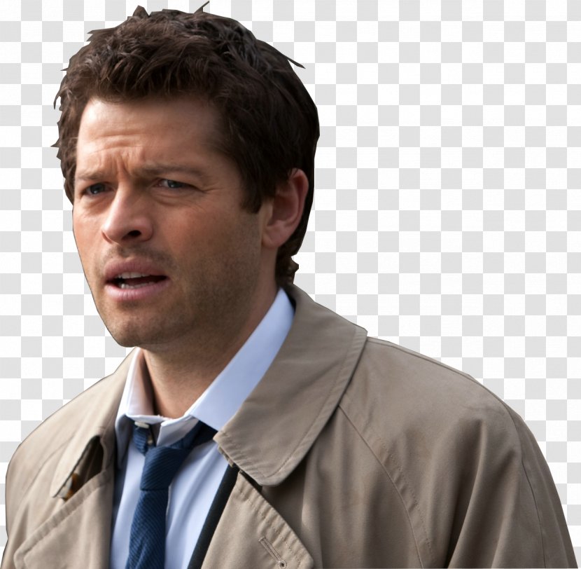 Castiel Supernatural Sam Winchester Dean - Businessperson Transparent PNG