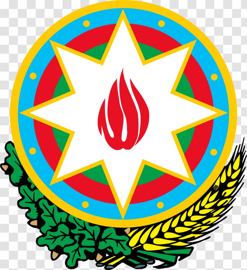 Azerbaijan Soviet Socialist Republic National Emblem Of Flag - Usa Gerb Transparent PNG
