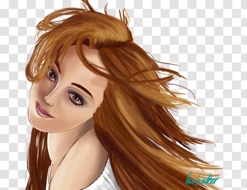 Brown Hair Coloring Blond - Silhouette Transparent PNG