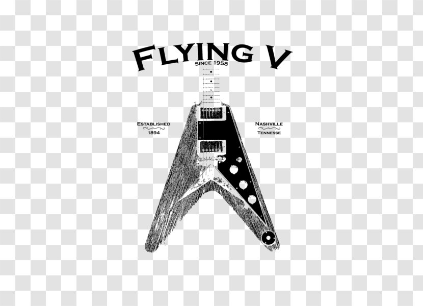 Gibson Flying V ES-335 T-shirt ES Series Brands, Inc. - Frame Transparent PNG