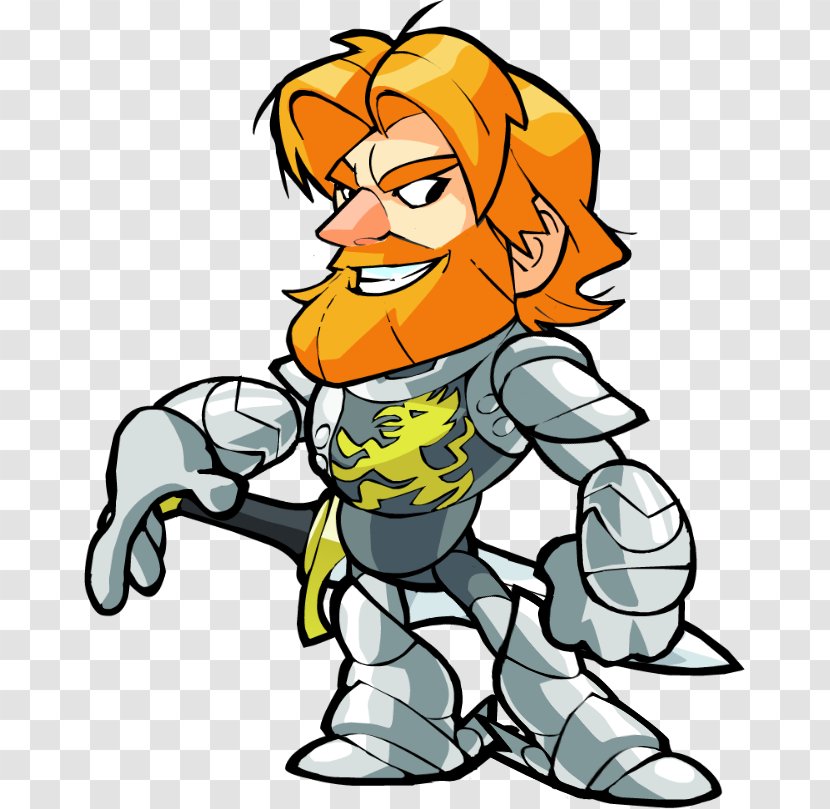 Brawlhalla Sir Knight Roland Corporation Lord - Wiki - Beard Transparent PNG