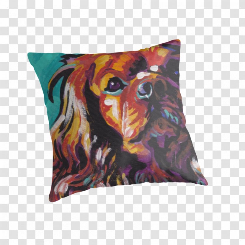 Cavalier King Charles Spaniel Dog Breed Throw Pillows - Pillow Transparent PNG