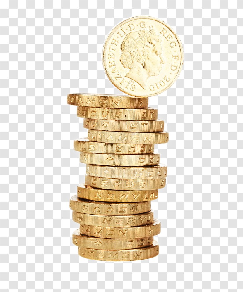 Pound Sterling Gold Coin One Transparent PNG