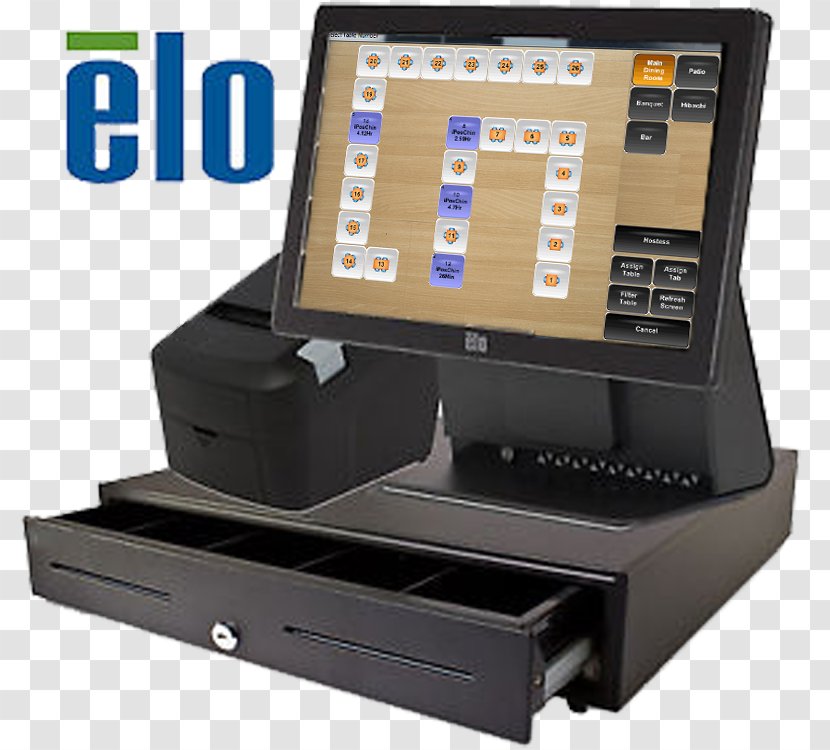 Point Of Sale Elo Touchcomputer 15E2 POS Solutions Retail - Computer Software - 15E24 GB RAM2.41 GHz320 HDDStation Manager Transparent PNG