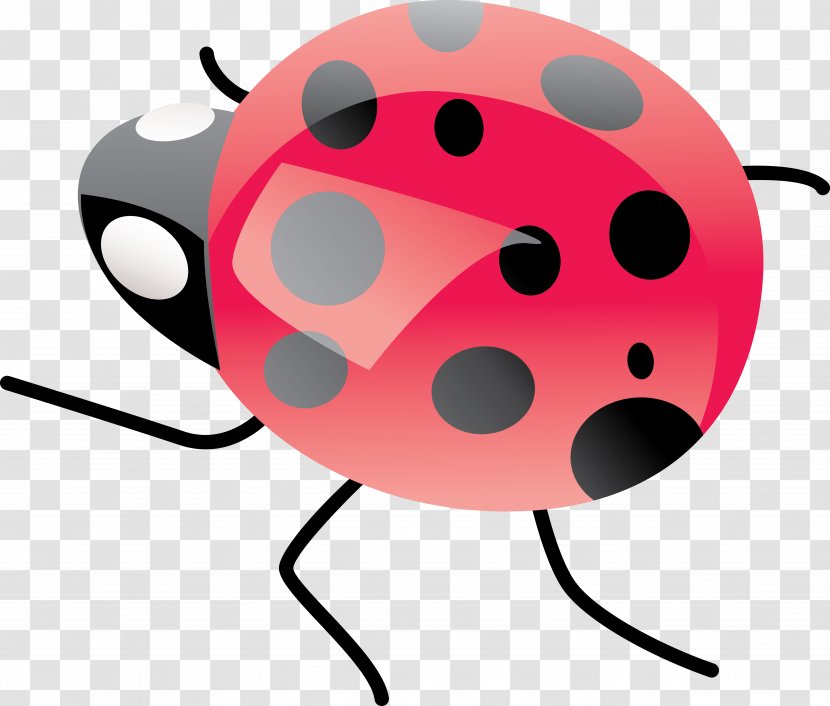 Ladybird Beetle Clip Art - Winter - Red Transparent PNG