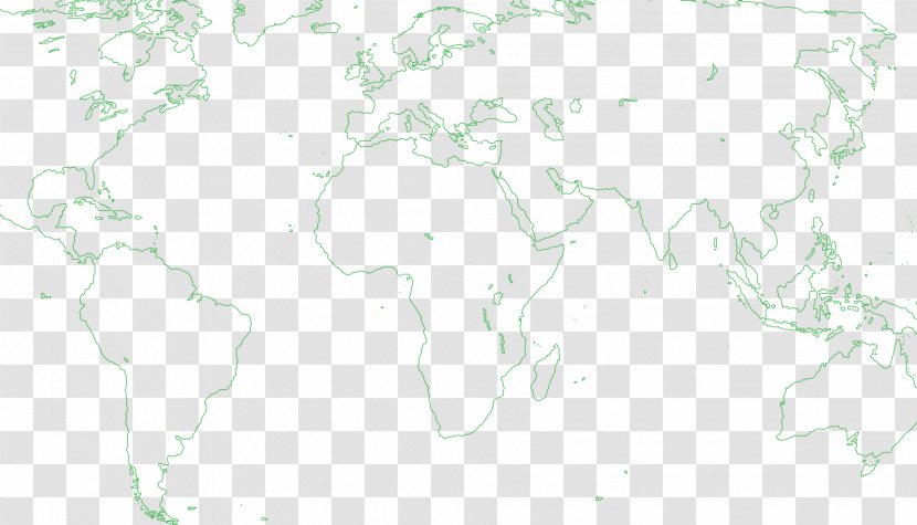 Sketch Illustration Drawing World Map - Jaw - Arbutus Transparent PNG