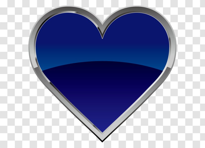 Heart Blue Clip Art - Color Transparent PNG