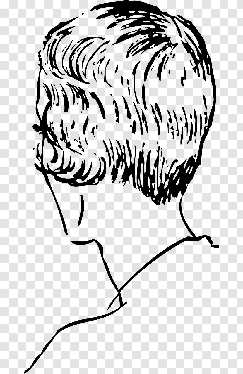 Comb Hairstyle Clip Art - Silhouette - Haircut Transparent PNG