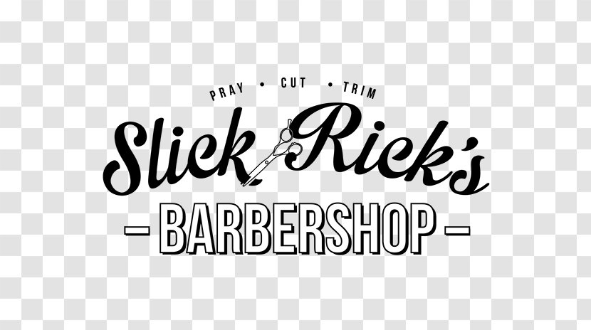 Logo Brand Line White Font - Text - Student Barber Shop Transparent PNG