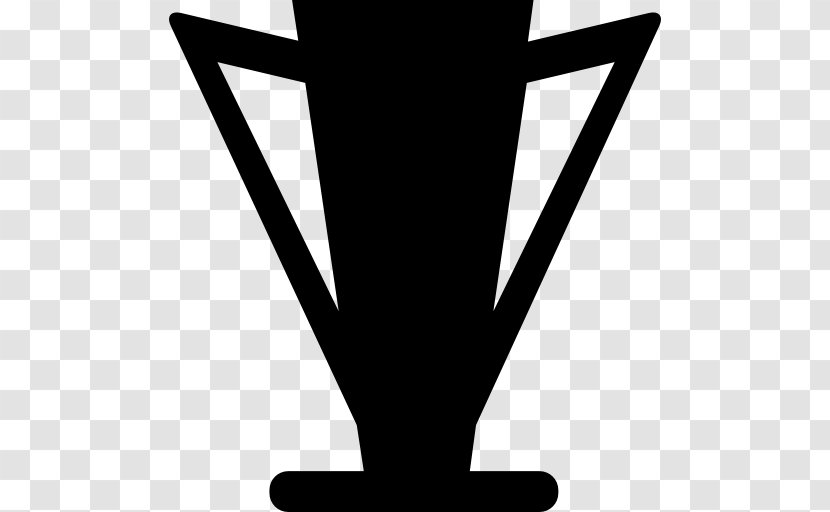 Trophy - Black And White - Monochrome Transparent PNG