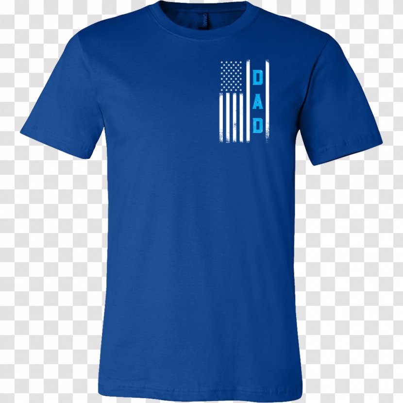 T-shirt Hoodie Clothing Sleeve Hat - Cobalt Blue - American Dad Transparent PNG