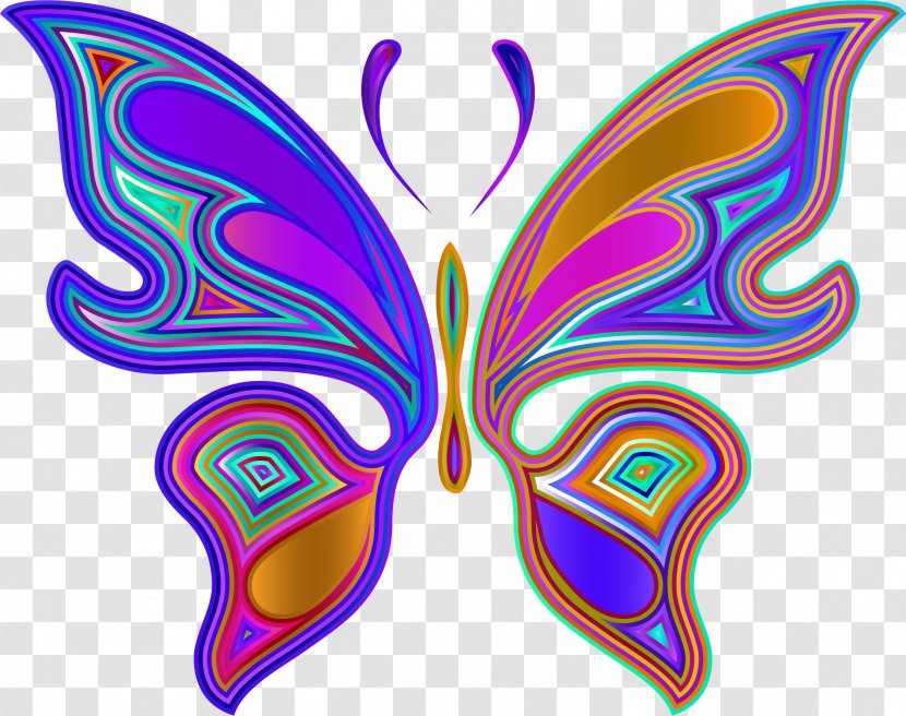 Butterfly Insect Clip Art - Heart Transparent PNG